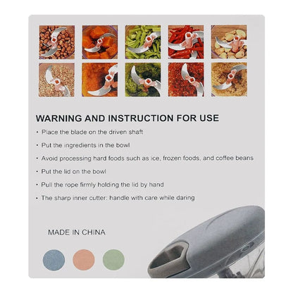 Eotia – Manual Vegetable And Food Chopper ( 900ML Random Color)